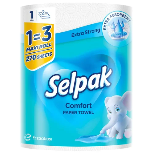 Рушники паперові Selpak Comfort Maxi Roll 1=3