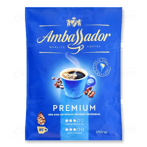 Кава Ambassador Premium розчинна 170г
