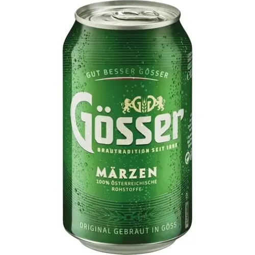 Пиво Gosser Marzen, світле, фільтроване, 5,2%, з/б, 0,33л