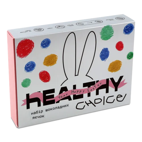 Шоколадні Яєчка Your Happy Easter Healthy Choice к/у, 120г