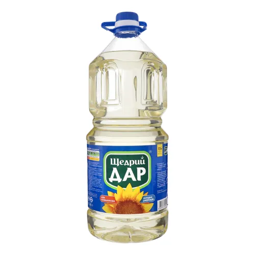 Олія соняшникова холодної рафінації Щедрий дар п/пл 3л