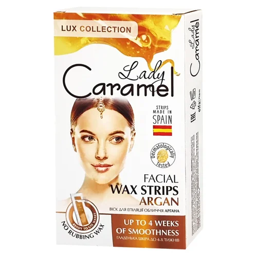 Віск Lady Caramel Аргана для депіляції обличчя 12шт