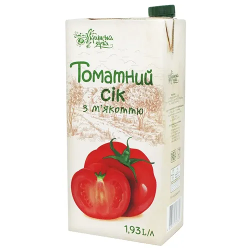 Нектар Українська зірка томатний з м`якоттю 1,93л