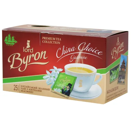 Чай зелений Lord Byron з жасмином 1,8г*25шт