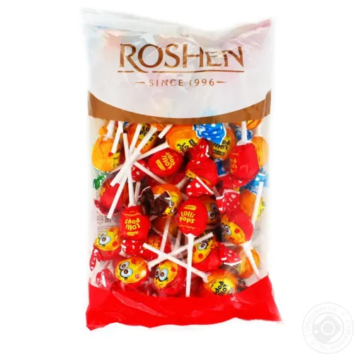 Цукерки Roshen LolliPops з коктейльними смаками (~1кг)