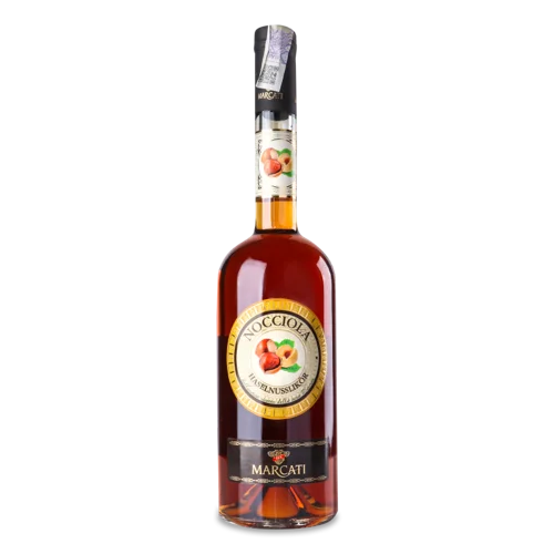 Лікер Вищого Ґатунку З Лісовими Горіхами Haselnuss Marcati, 0.7л, 20%