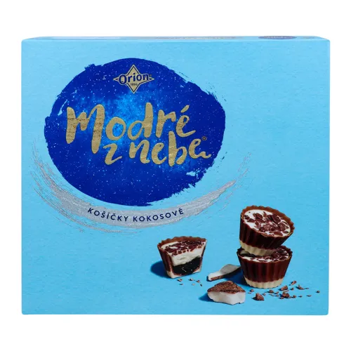 Цукерки з начинкою з кокосом Шоколадні корзинки Orion к/у 151г