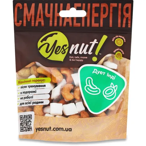 Суміш Yesnut! Дует Інді горіхово-фруктова 100г