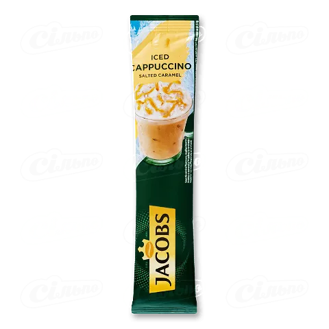 Напій кавовий Jacobs Iced Cappuccino Salted Caramel розчинний 17,8г
