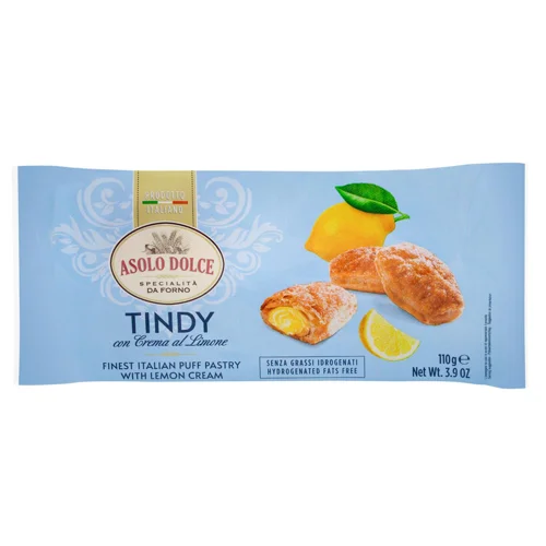 Печиво Asolo Dolce листкове з лимонним кремом 110г