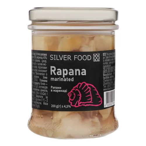 Рапани в маринаді Silver Food 200г