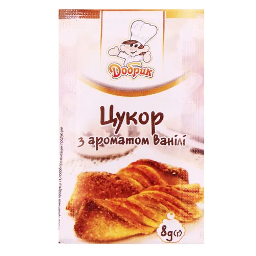Цукор з ароматом ванілі Добрик м/у 8г