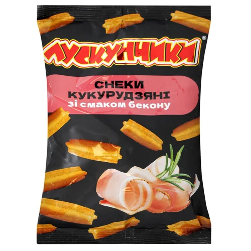 Снеки кукурудзяні Лускунчики бекон 130г
