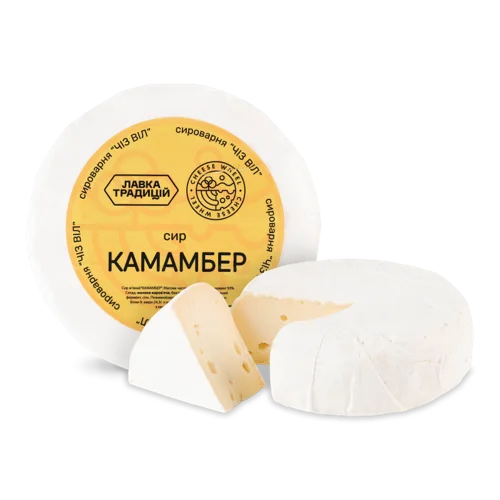Сир Камамбер М'який 50% Cheese Wheel, кг