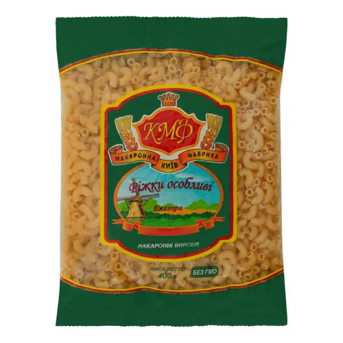Макарони Екстра Ріжки особливі КМФ м/у 400г