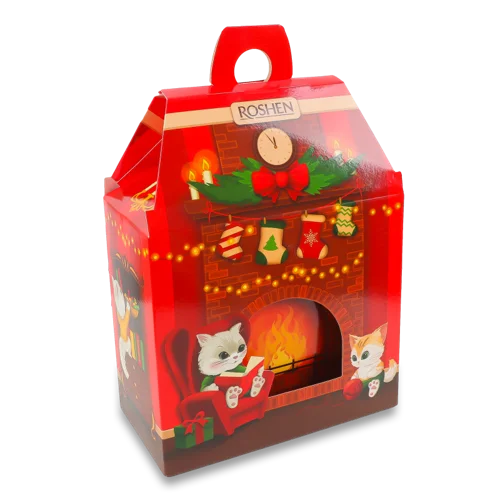 Набір Подарунковий Новорічний Камін Roshen к/у, 665г