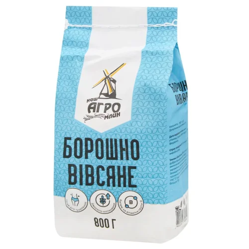 Борошно вівсяне Наш Агро Млин 800г