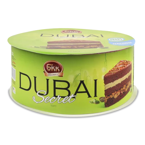 Торт Dubai Secret, Вищого Ґатунку, Картонна Упаковка, 700г