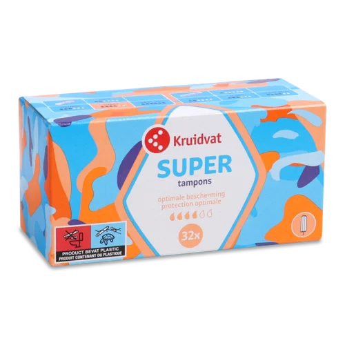 Жіночі Гігієнічні Тампони Super Kruidvat, 32шт, в/ґ
