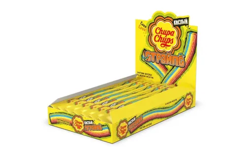 Мармелад жувальний «Chupa Chups SOUR BELT» зі смаком фруктів, 10г