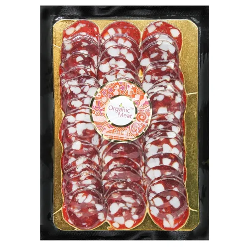 Ковбаса Салямі Organic Meat Тоскана сирокопчена органічна вищого сорту 80г