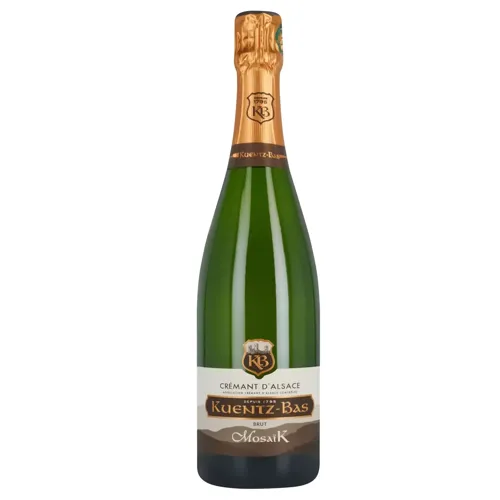Вино ігристе Kuentz-Bas Cremant d'Alsace Brut MosaiK біле брют 12% 0,75л