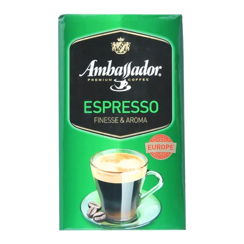 Кава мелена Ambassador Espresso, вакуумна упаковка, 225г*12