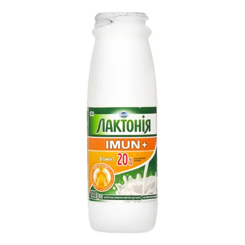 Напій кисломолочний «Лактонія» з пребіотиком 1.6%, 100г х6