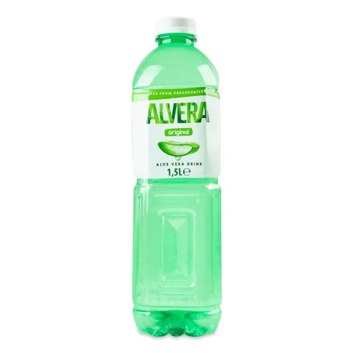 Напій Alvera Класік зі шматочками алоє 6%,1,5 л