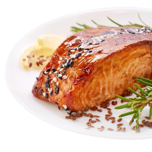 Лосось філе в соусі теріякі