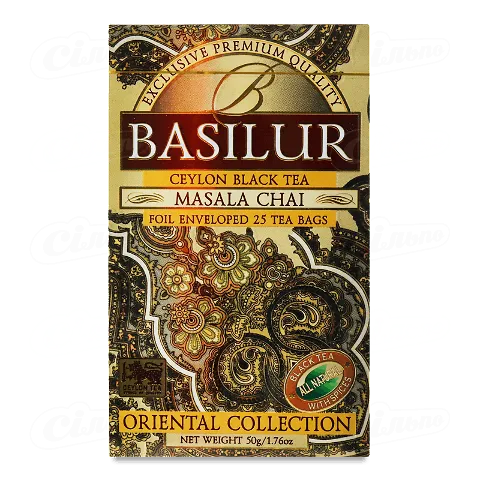 Чай чорний «Basilur Oriental Masala Chai», 25*2г