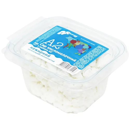 Сир кисломолочний Молочний Світ з молока А2 нежирний 300г