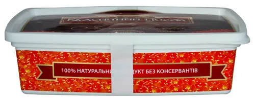 Ікра лососева солено-заморожена Класичний посол п/у 300г