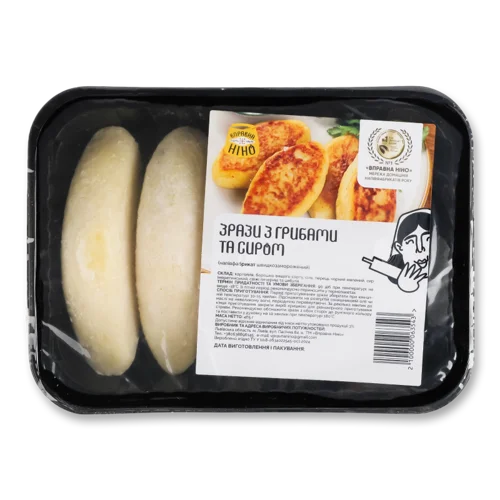 Зрази Швидкозаморожені З Грибами Та Сиром, в/ґ, 465г