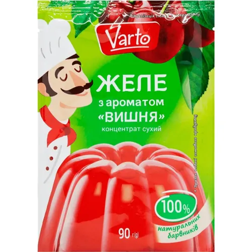 Желе Varto з ароматом Вишня 90г