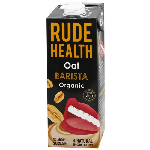 Напій вівсяний Rude Health Barista органічний 1л
