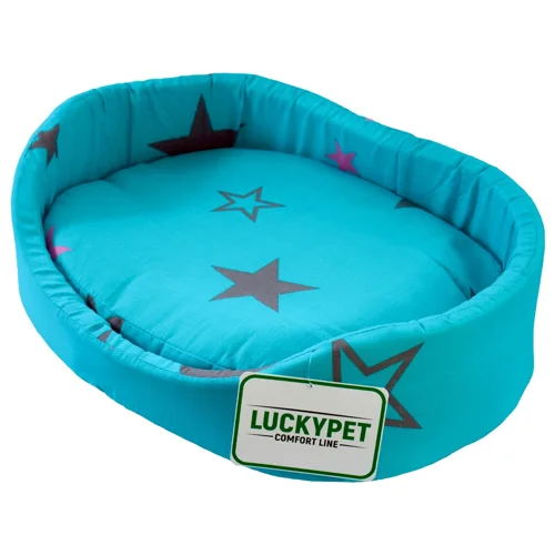 Лежак Lucky Pet Макс бірюзовий 46х62х14см