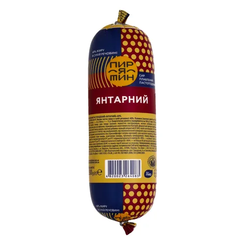 Сир плавлений 60% Янтарний Пирятин м/у 330г