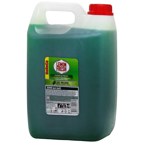 Рідина для миття посуду Lemon Fresh Лайм 5л
