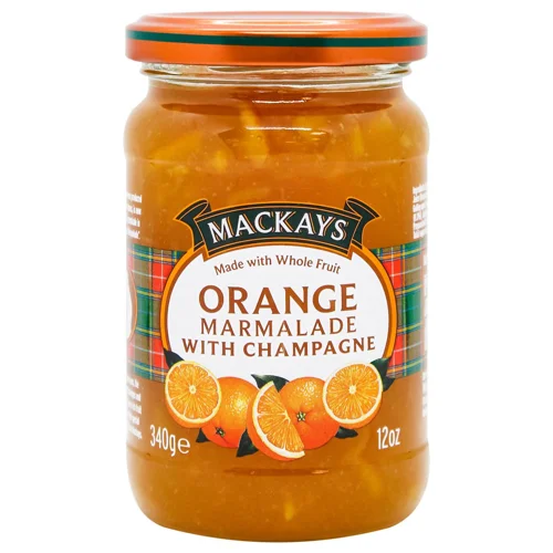 Конфітюр Mackays Солодкий апельсин з шампанським 340г