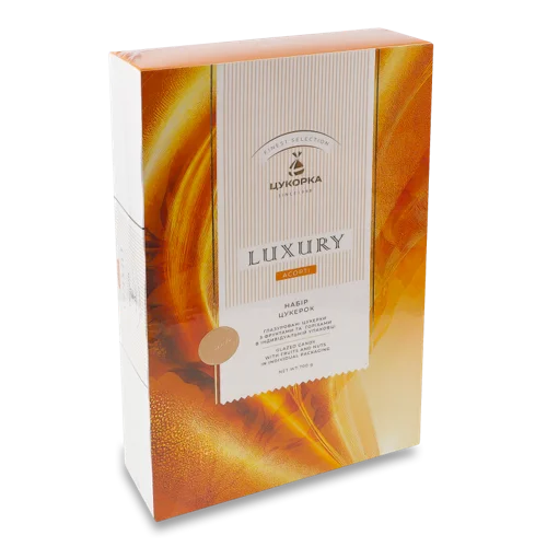 Цукерки Luxury Асорті, Вищого Ґатунку, Картонна Упаковка, 700г
