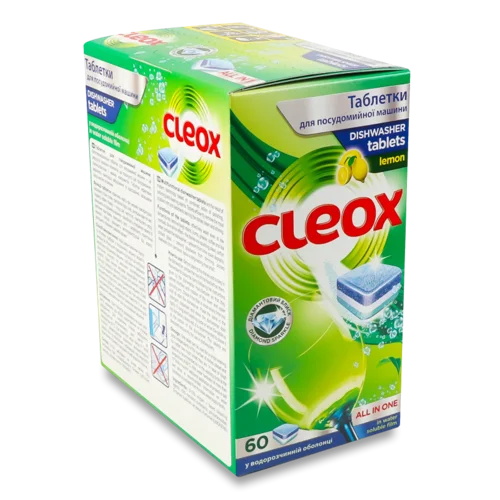 Таблетки Cleox All-in-One для посудомийних машин