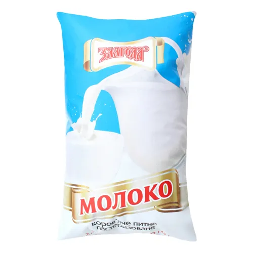 Молоко 2.5% пастеризоване Злагода м/у 910г
