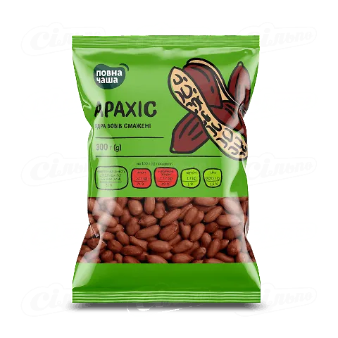 Арахіс «Повна Чаша»® смажений, 300г