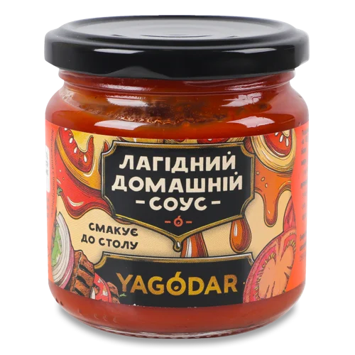 Соус Домашній Лагідний Yagodar, с/б 200 г