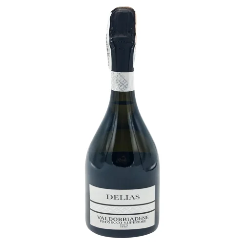 Вино ігристе Delias Prosecco Valdobbiadene Superiore DOCG Brut біле 12% 0,75л
