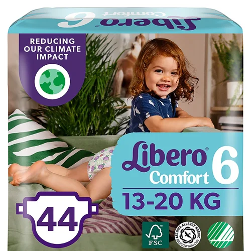 Підгузки Libero Comfort 6 13-20кг 44шт