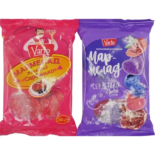 Мармелад Varto Серденько 200г
