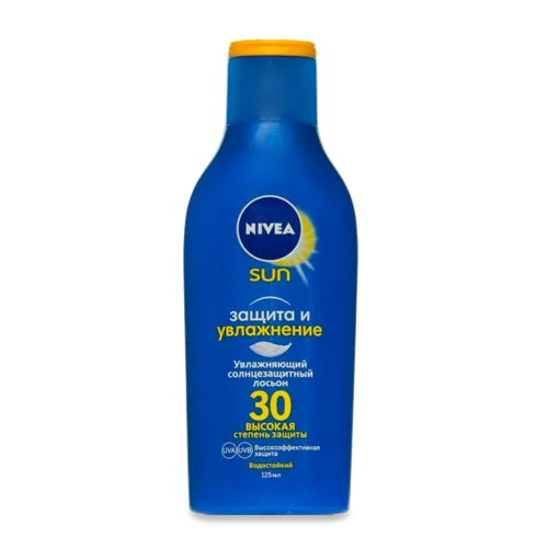 Сонцезахисний Водостійкий Лосьйон SPF 30 Sun Nivea Зволоження 125мл