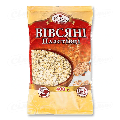 Пластівці вівсяні Козуб продукт в пакеті В*, 400г